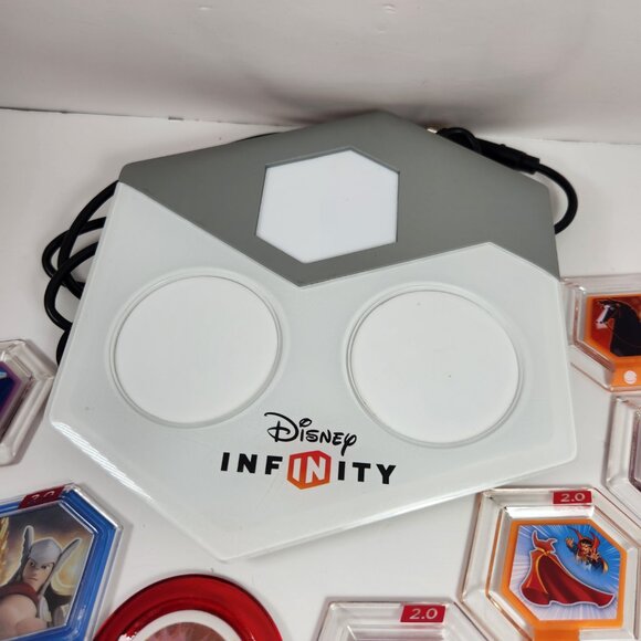Disney Infinity Disk Lot of 23 and Portal Base for Xbox 360 - Picture 2 of 15